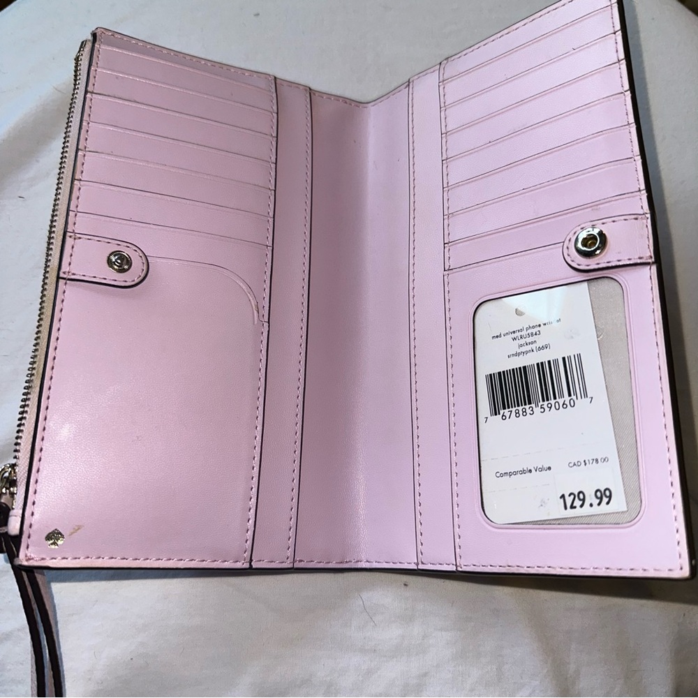 Kate Spade Lavender Clutch Wallet NWT - Picture 4 of 7